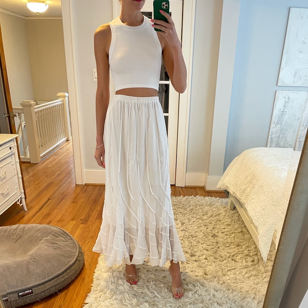 White Tulip Skirt